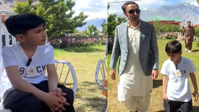بلاول بھٹو ننھے یوٹیوبر شیراز کے  مداح ، ملاقات کی ویڈیو وائرل