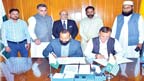  یونیورسٹی آف چناب اور حکومت  آزاد جموں و کشمیر کے مابین معاہدہ 