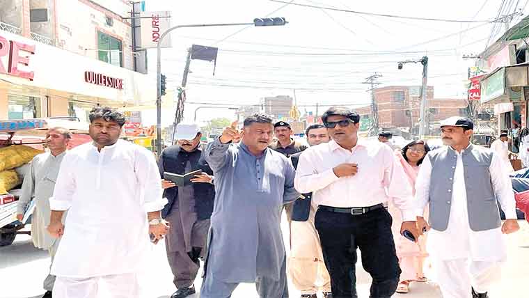 ڈپٹی کمشنر کا جلوس روٹس کا دورہ، انتظامات تکمیل کی ہدایت
