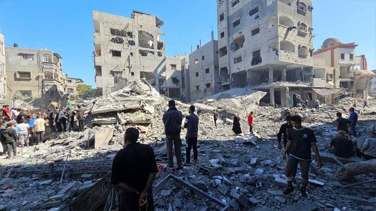  غزہ پر اسرائیل کے فضائی حملے  9فلسطینی شہید ،20زخمی 