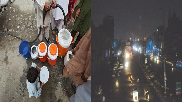  لوڈشیڈنگ اورپانی کی شدید قلت سے شہری پریشان  