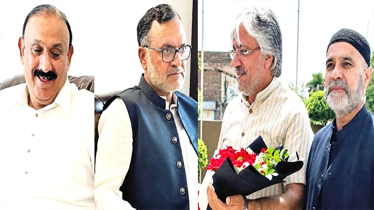  ڈاکٹر سہیل افضل اور پروفیسر آغا طاہر  اعجاز کا دورہ پنجاب کالج نوشہرہ ورکاں 