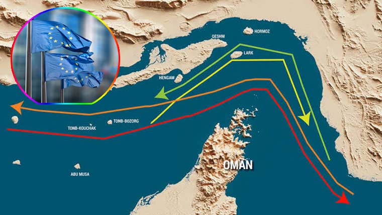 آبنائے ہرمز کی بندش؛ یورپی یونین کی ایران پر نئی پابندیاں عائد 