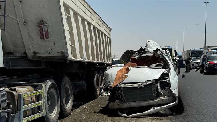 دبئی:ٹریفک حادثے میں 7 افراد  ہلاک، 9زخمی،5کی حالت نازک 