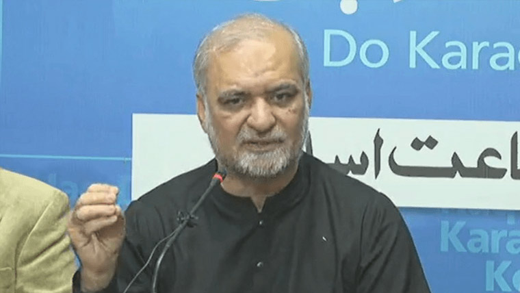  عوام پر ٹیکسوں کا بوجھ ڈالا تو پہیہ جام ہڑتال ہوگی :حافظ نعیم