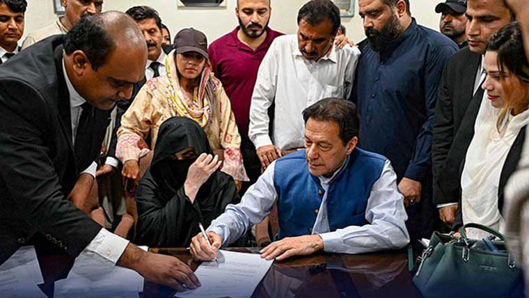 اڈیالہ جیل میں بانی پی ٹی آئی اور بشریٰ بی بی کی ملاقات 