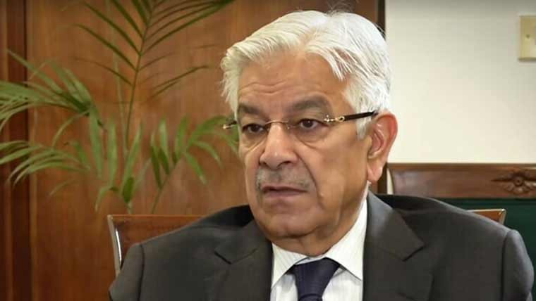  آزاد کشمیر میں قانون پوری قوت سے نافذکرینگے :خواجہ آصف
