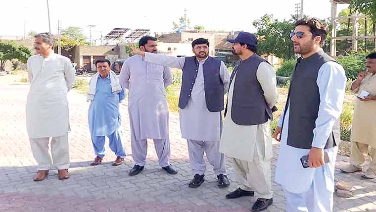 ایڈیشنل ڈپٹی کمشنر ریونیو کا شہر  کے مختلف مقامات کادورہ 