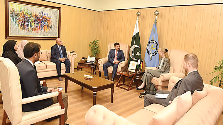  جرمن سفیر کا نمل کا دورہ، تعلیمی و ثقافتی تعاون کے امکانات پر گفتگو