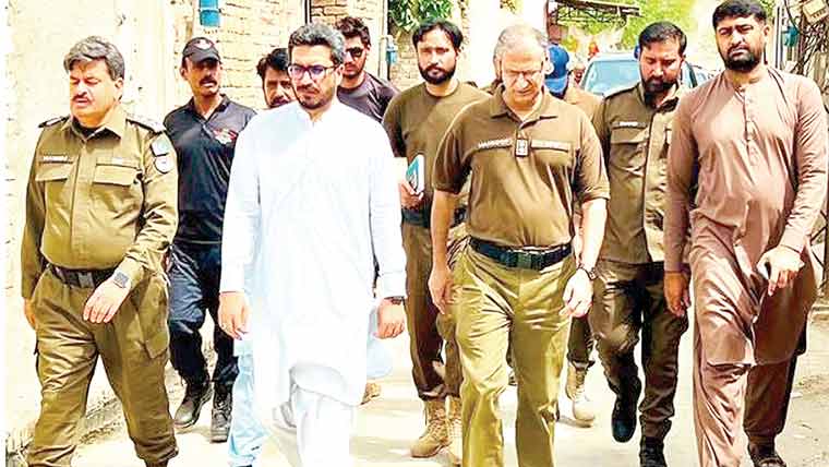 ڈپٹی کمشنر، ڈی پی او کوٹ ادو کا محرم جلوس روٹس کا جائزہ