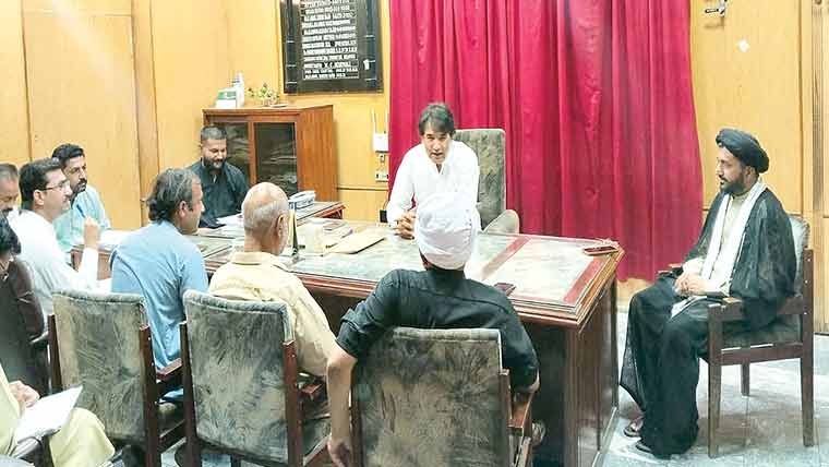 مجالس اور امام بارگاہوں میں صفائی  اور لائٹنگ کے انتظامات کویقینی بنا یا  جا ئے ،ایڈیشنل ڈپٹی کمشنر جنرل 