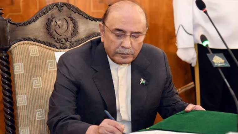 صدر مملکت نے پی آئی اے  سمیت چار بلوں کی منظوری دیدی 