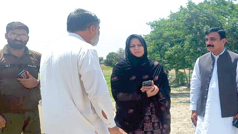 چوک سرورشہیدجوڈیشل کمپلیکس کے قیام کیلئے اراضی کا جائزہ