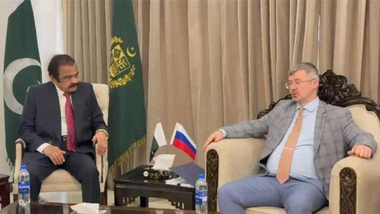 رانا ثنا سے روسی سفیر کی ملاقات، کھیلوں میں تعاون پر اتفاق 