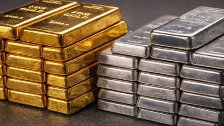سونا 43روپے سستا، چاندی کی قیمت 16روپے بڑھ گئی