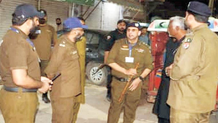 سی پی او فیصل آباد کا جڑانوالہ امام بارگاہ اور جلوس روٹس کا دورہ