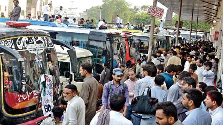 لوکل ٹرانسپورٹ کے کرائے کم نہ ہو سکی