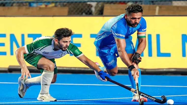  پرو ہاکی لیگ،پاکستان اور بھارت کی ٹیمیں آج آمنے سامنے 