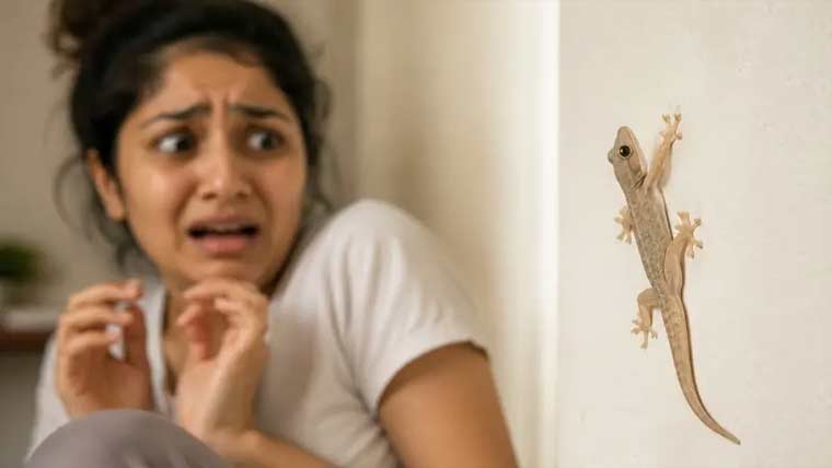 کچھ لوگوں کو چھپکلیوں سے ڈر کیوں لگتا ہے ؟حقائق جانئے