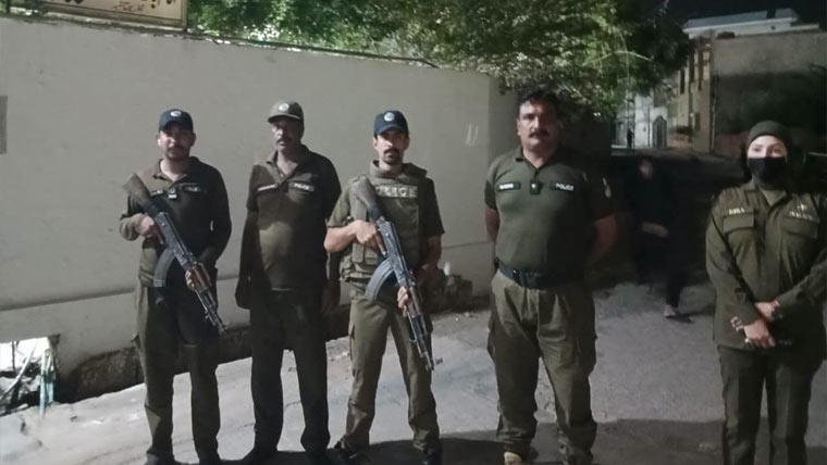 مجالس و جلوسوں کی سکیورٹی کے انتظامات انتہائی سخت 