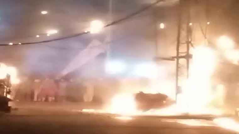 ساندہ :ٹرانسفارمر پھٹنے  سے ایک شخص جھلس گیا