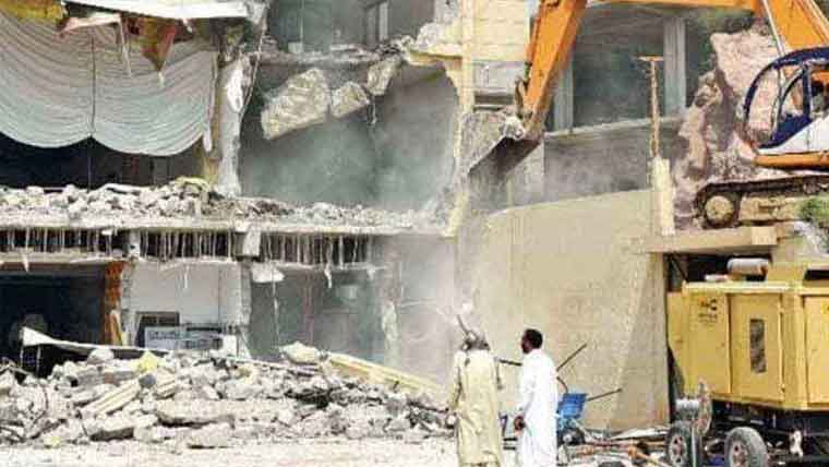 کنٹرولڈ ایریا میں آپریشن  140املاک سربمہر