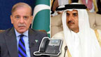 امیر  قطر  کا  شہباز  شریف  کو  ٹیلی  فون ،ایران  امریکا  مذاکرات  پر  اظہار  اطمینان