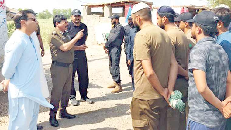آر پی او، کمشنر کا خان پور کا دورہ، سکیورٹی انتظامات کا جائزہ