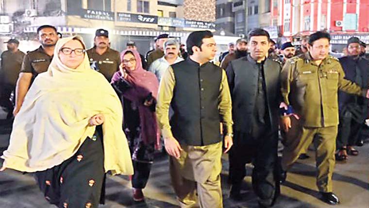 یومِ عاشور:مشیر وزیراعلیٰ، کمشنر، آر پی او کا جلوس کے روٹس کا دورہ