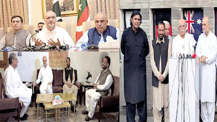 آزاد کشمیر صورتحال پر حافظ نعیم، اچکزئی کی ملاقات، ایکشن کمیٹی سے رابطہ کیلئے کمیٹی قائم 