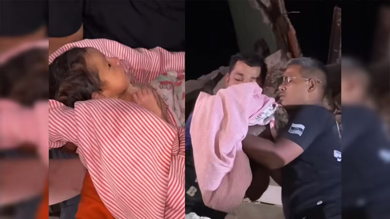 وینزویلا زلزلہ:32 گھنٹے بعد  نومولود بچہ زندہ نکال لیا گیا