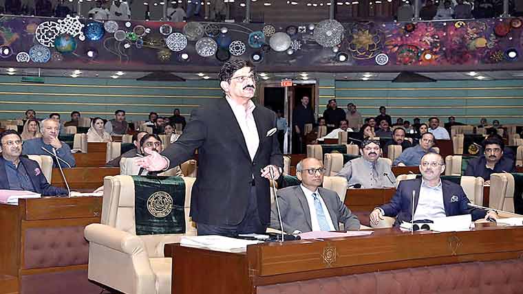 سندھ  اسمبلی :3.562کھرب  کا  بجٹ  منظور،اپوزیشن  کی 1600کٹوتی  کی  تحاریک  مسترد