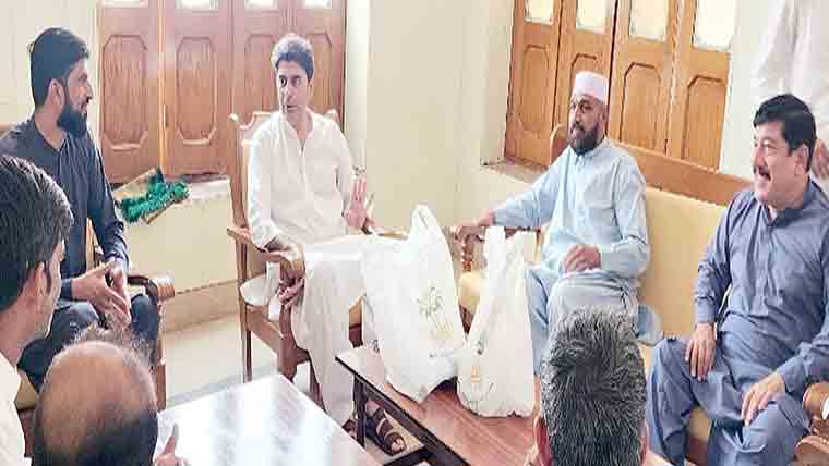  مختار بھرتھ سے لائرز فورم پنجاب کے نائب صدر کی ملاقات