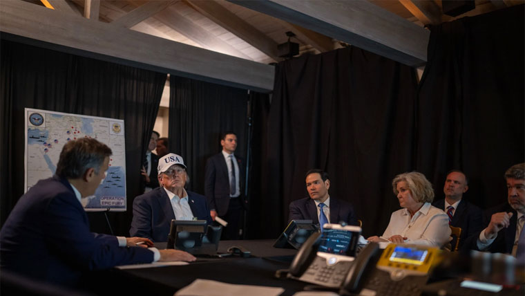 ایران میں امریکی آپریشن کی نگرانی  ٹرمپ کے ریزورٹ مارا لاگو سے کی گئی