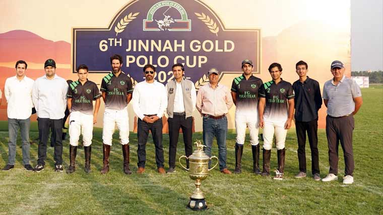 جناح گولڈ پولوکپ ٹیم ایف  جی پولو نے جیت لیا