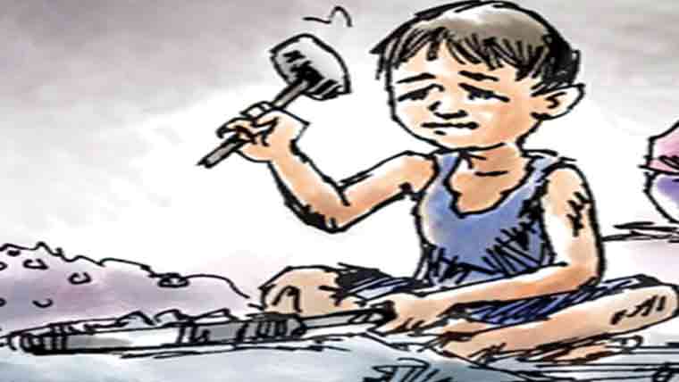 کم عمر بچوں سے مشقت ، دکاندار گرفتار