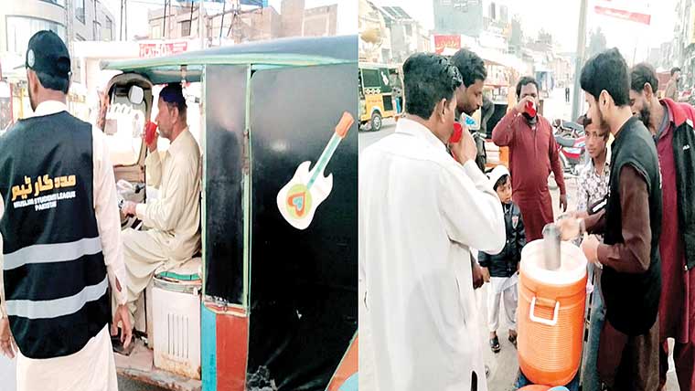 مسلم سٹوڈنٹس لیگ کی جانب سے روڈ  افطار اور مستحقین کیلئے افطاری جاری