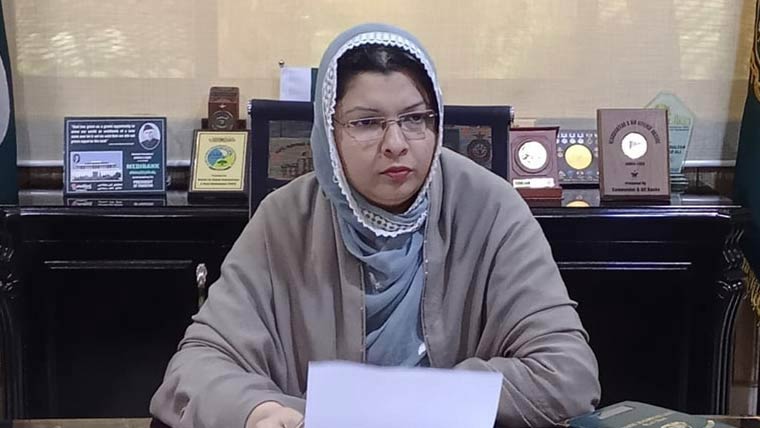 ڈپٹی کمشنر فروہ عامر نے بازاروں  میں اشیا کی قیمتیں چیک کیں 