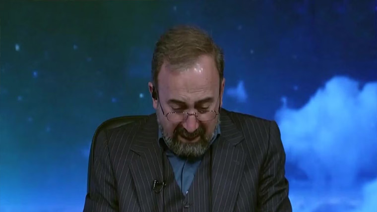 ایرانی ٹی وی اینکر سپریم لیڈر کی  شہادت کی خبر سناتے ہوئے  آبدیدہ،دیگرافرادکی سسکیاں