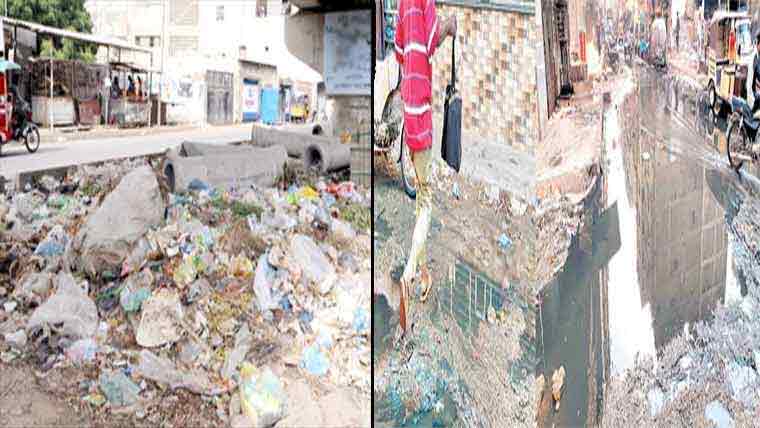 گندگی ،خراب  سیوریج  سسٹم  سے  امراض  پھیلنے  لگے
