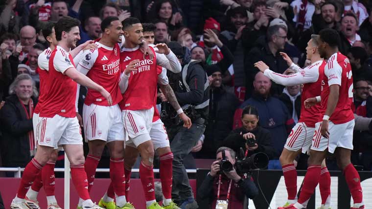 انگلش پریمیئر لیگ آرسنل کی 19ویں فتح