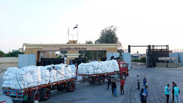 غزہ :انسانی امداد کی فراہمی ،اسرائیل  نے کرم شالوم کراسنگ کھول دی