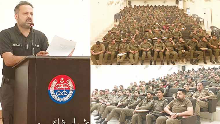 کرائم سین مینجمنٹ اور فرانزک  مہارتوں پر افسروں کی تربیتی ورکشاپ 