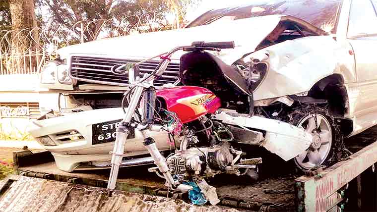 خاتون حادثے کی نذر