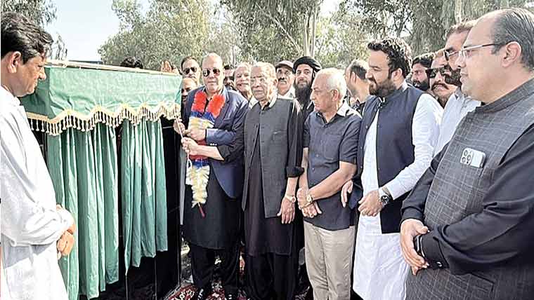  نالہ بھمبر تا جلیانی جی ٹی روڈ کی تعمیر کا افتتاح کر دیا گیا 