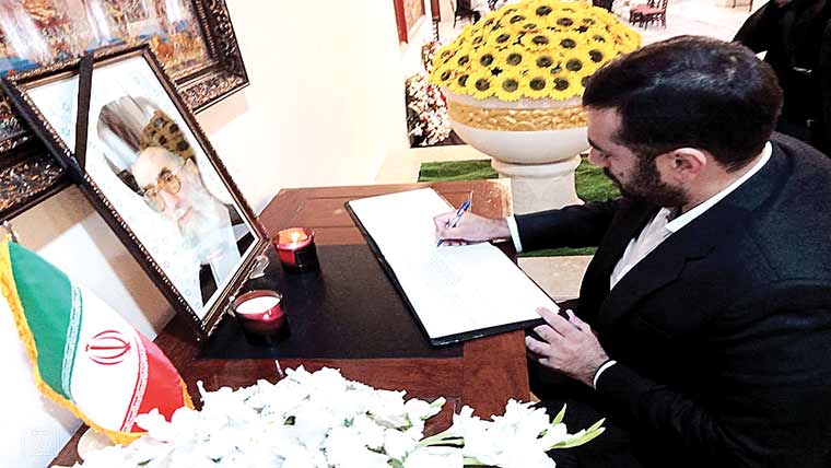  ڈاکٹر زین بھٹی کی ایرانی سفیر سے  ملاقات ‘رہبر اعلیٰ کی شہادت پر تعزیت 