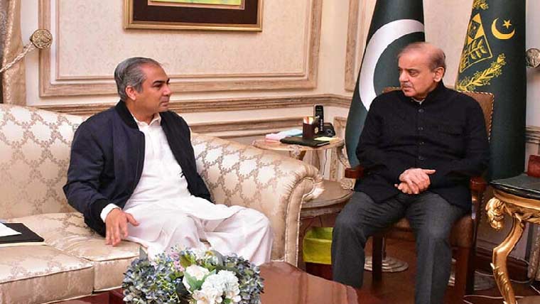  شہباز شریف کی محسن نقوی  کی رہائش گاہ جاکر عیادت 