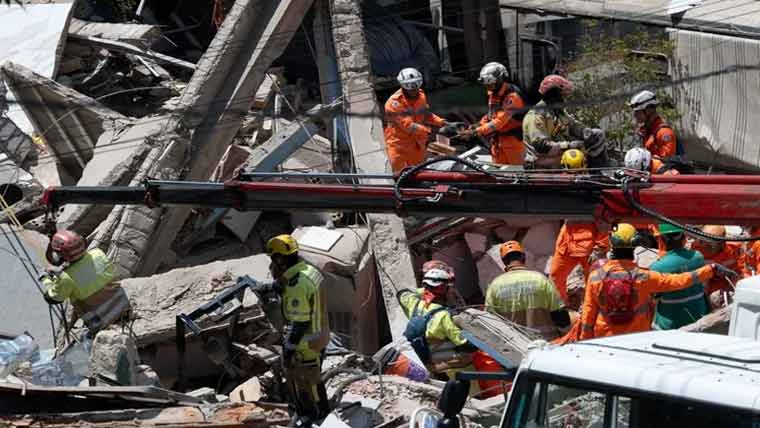 برازیل :نرسنگ ہوم کی  عمارت گرگئی ،12افرادہلاک 