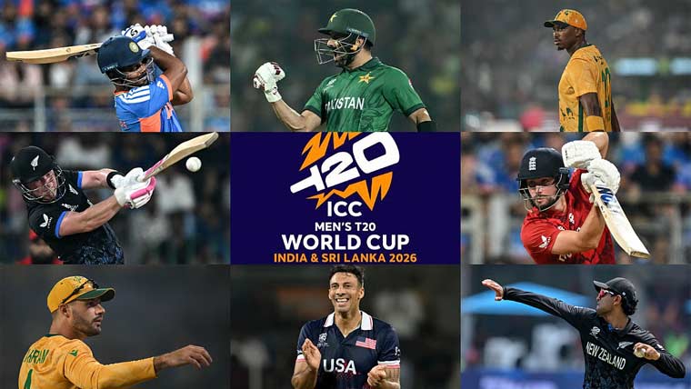 ٹی 20ورلڈ کپ پلیئر آف دی ٹورنامنٹ کیلئے نامزدگیوں کا اعلان
