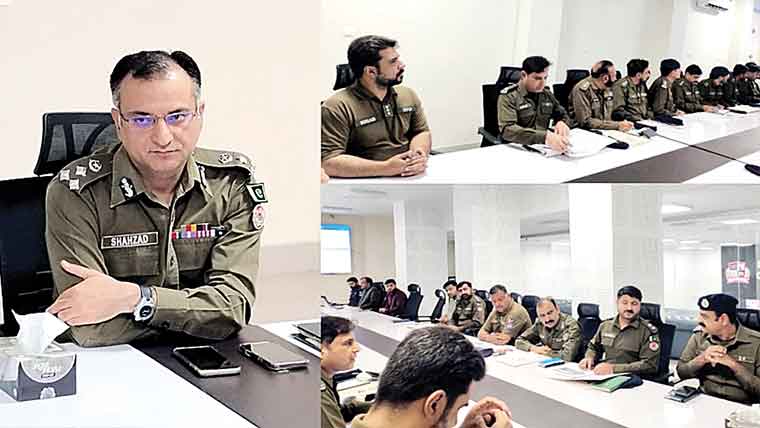  آر پی او کی زیر صدارت کرائم میٹنگ‘ انسداد جرائم اقدامات پر زور